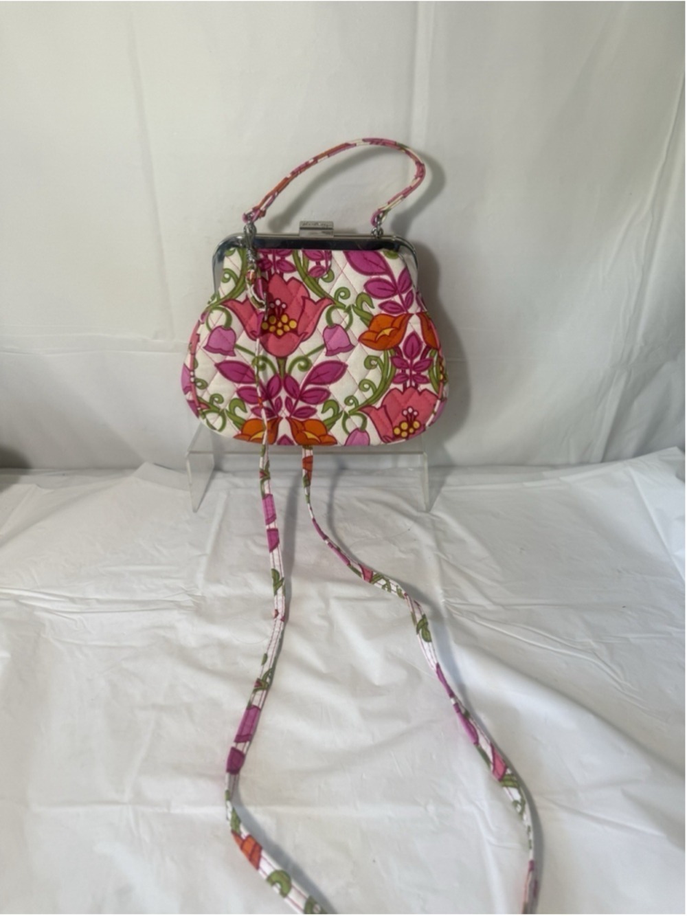 Vera Bradley Mini Frame Crossbody Purse Lilli Bell Discontinued NWOT
